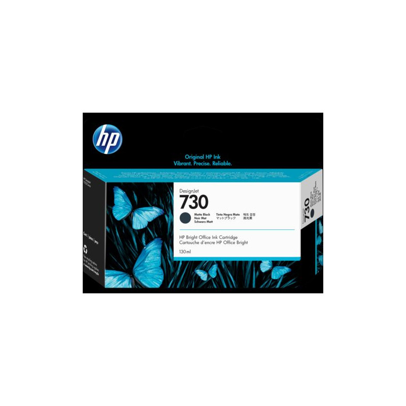 HP 730 130-ml Matte Black Ink Crtg