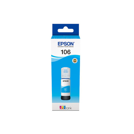 106 EcoTank Cyan ink bottle