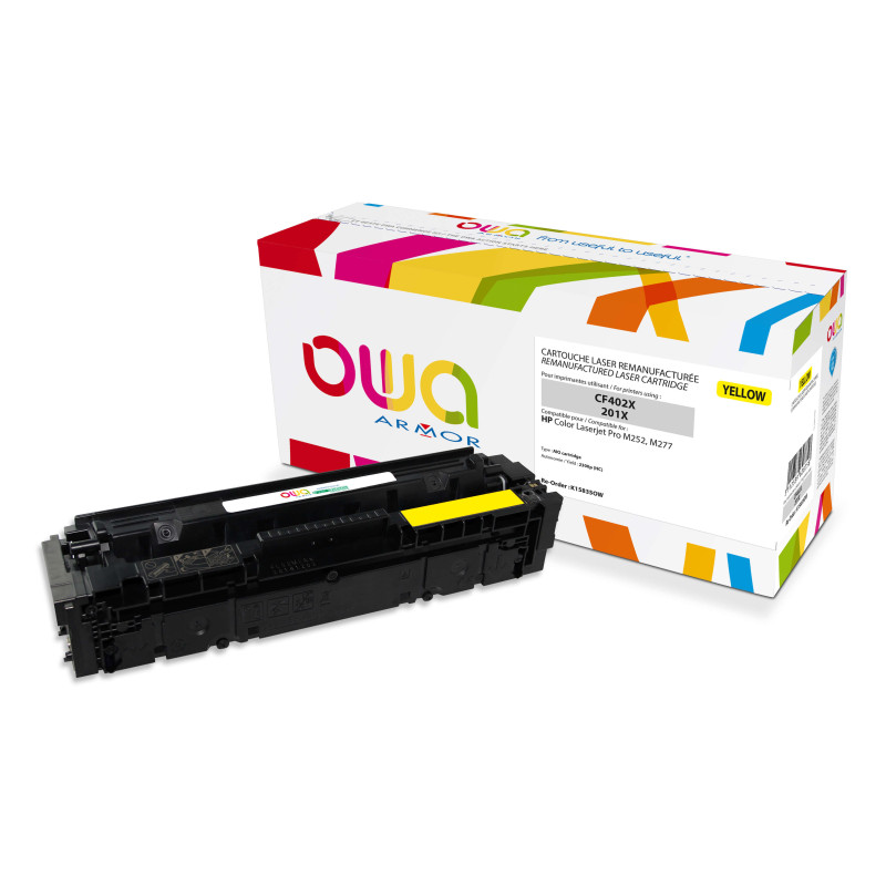 OWA Armor toner kompatibilný s HP CF402X, 2300st, žltá/yellow