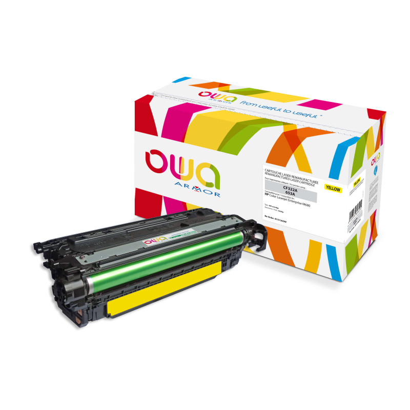 OWA Armor toner kompatibilný s HP CF322A, 16500st, žltá/yellow