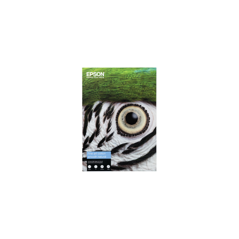 EPSON Fine Art Cotton Smooth Natural A4 25 Sheets