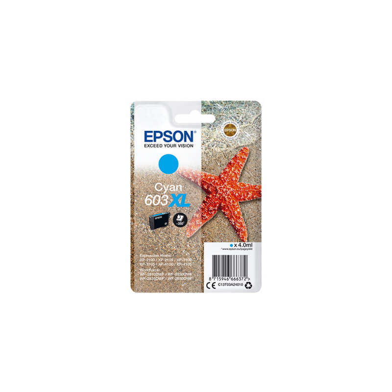 EPSON siglepack, Cyan 603XL