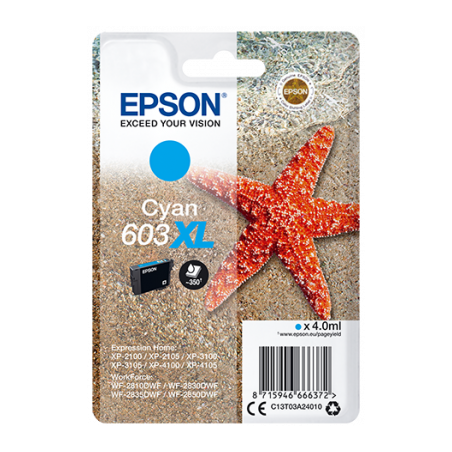 EPSON siglepack, Cyan 603XL