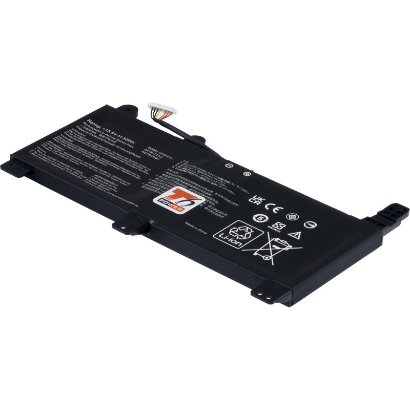 Batéria T6 Power Asus ROG Strix G531G, G531GV, G731G, G731GV, 4335mAh, 66Wh, 4cell, Li-poly