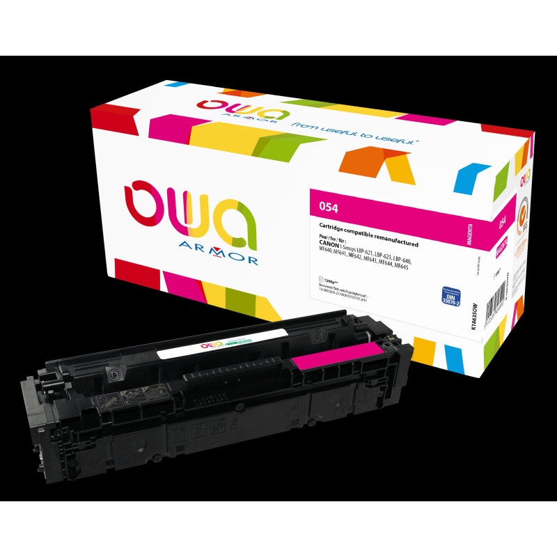 OWA Armor toner kompatibilný s Canon CRG-054 M, 1200st, červená/magenta