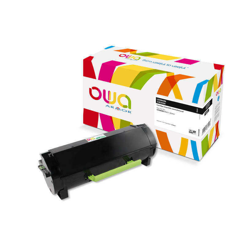 OWA Armor toner kompatibilný s LEXMARK 53B2H00, čierna/black