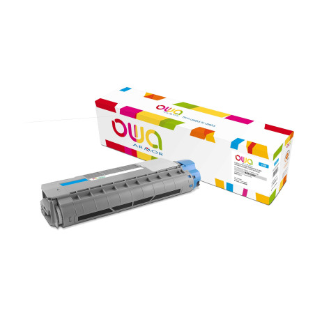 OWA Armor toner kompatibilný s OKI 44315307, 6000st, modrá/cyan