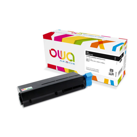 OWA Armor toner kompatibilný s OKI 45807102, čierna/black