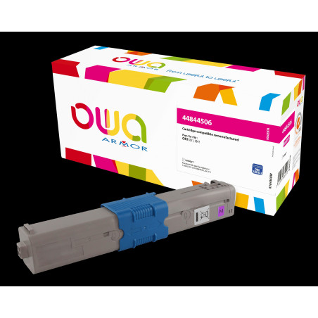 OWA Armor toner kompatibilný s OKI 44844506, 10000st, červená/magenta