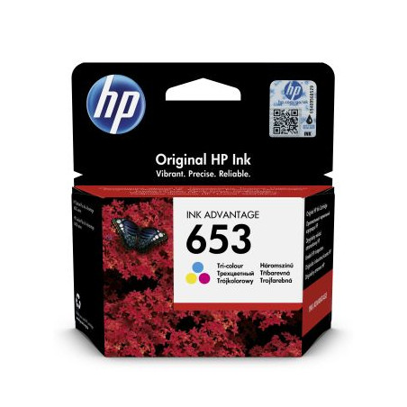 HP 653 trojfarebná atramentová náplň (3YM74AE)