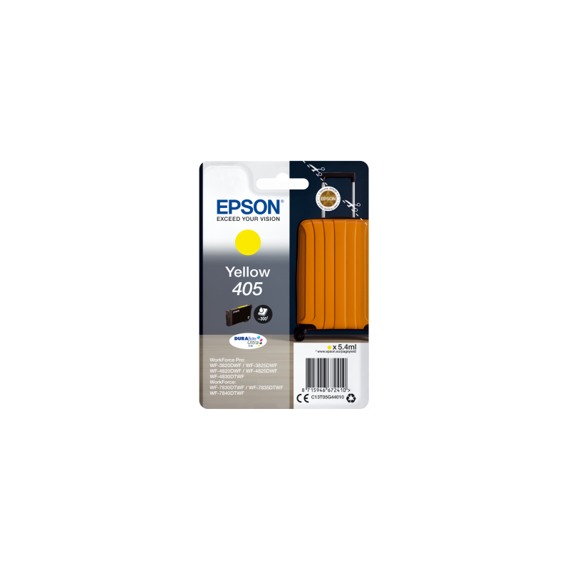 Epson Singlepack Yellow 405 DURABrite Ultra Ink
