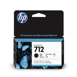 HP 712 Atramentová náplň čierna (38ml), 3ED70A