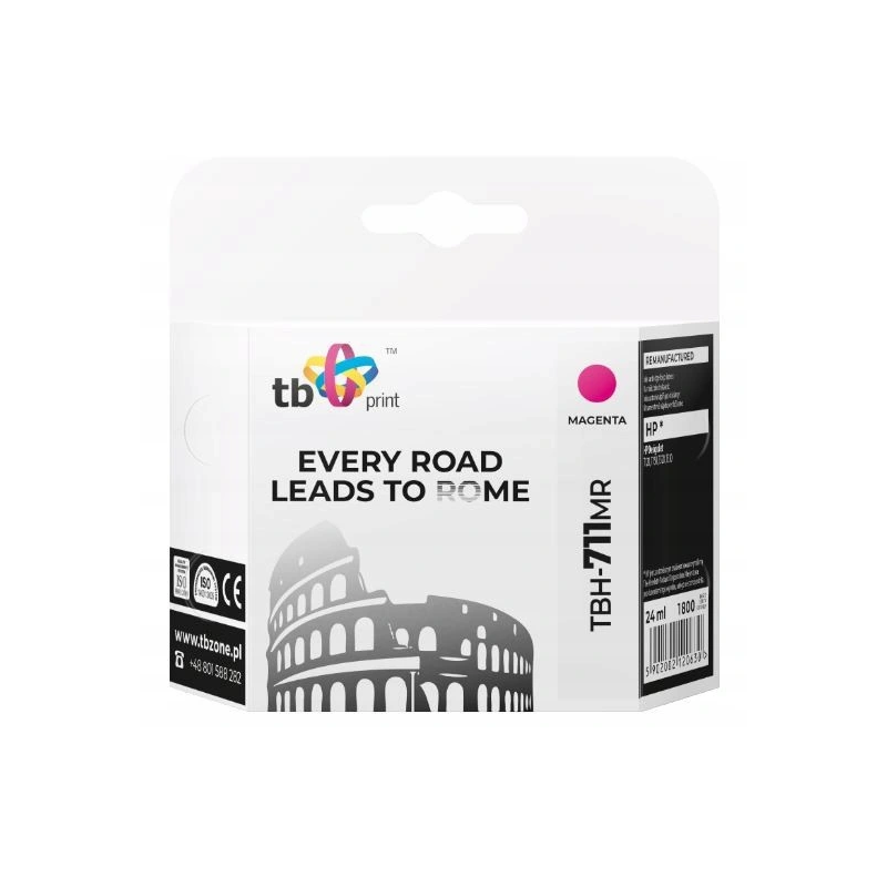 Ink. kazeta TB kompat. s HP TBH-711MR MA