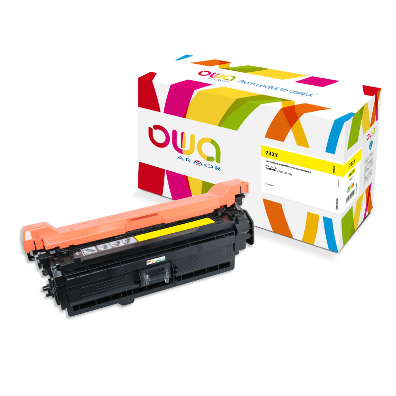 OWA Armor toner kompatibilný s CANON CRG-732 Y, 6400st, žltá/yellow