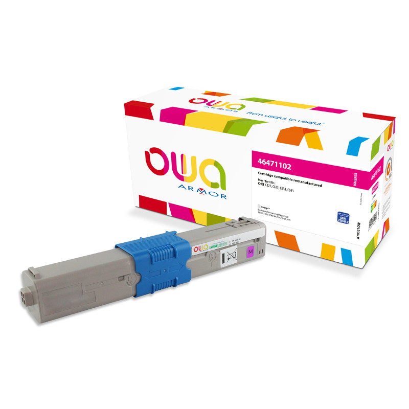 OWA Armor toner kompatibilný s OKI 46471102, 7000st, červená/magenta