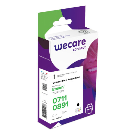 WECARE ARMOR ink kompatibilný s EPSON C13T07114012,čierna/black pigm