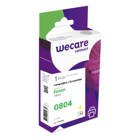 WECARE ARMOR ink kompatibilný s EPSON C13T08044011,žltá/yellow