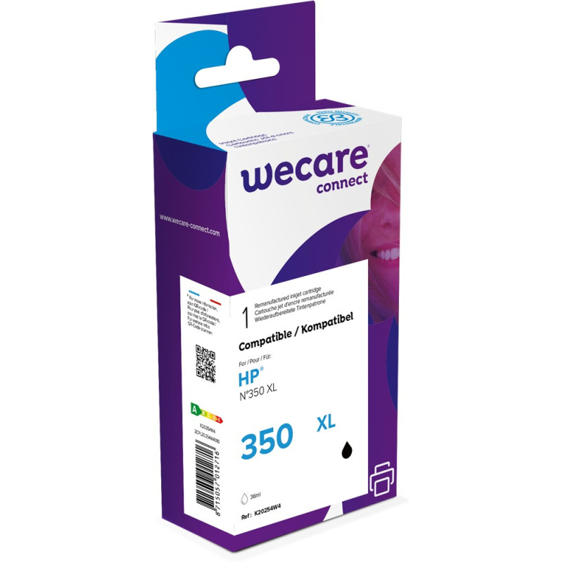 WECARE ARMOR ink kompatibilný s HP CB336E, čierna/black, HC