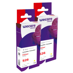 WECARE ARMOR sada ink kompatibilná s CANON CLI526Y 2x10,5 ml, žltá, CLI-526 Y
