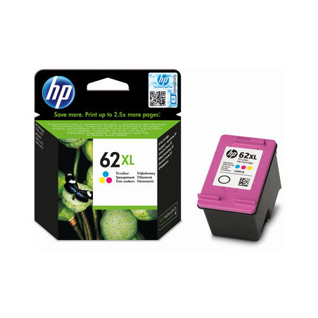 HP 62XL trojfarebná atramentová náplň (C2P07AE)