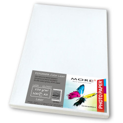 Fotopapier lesk,obojstran.kompatibilný s A3, 135g/m2, kompatibilný s laser t., 100ks