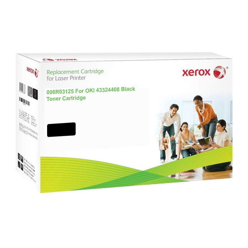 XEROX toner kompat. s OKI 43324408, 43324412, 6 000 str., bk