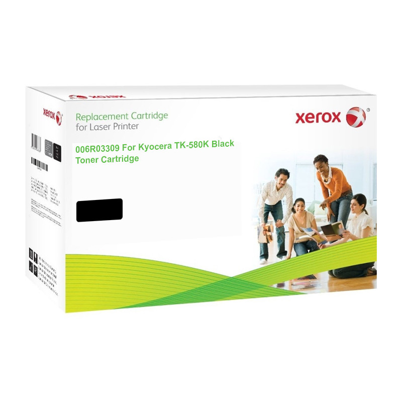 XEROX toner kompat. s Kyocera TK580Bk, 3 500 str., bk