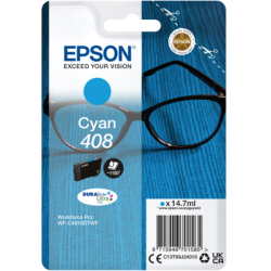 EPSON Singlepack Cyan 408 DURABrite Ultra Ink