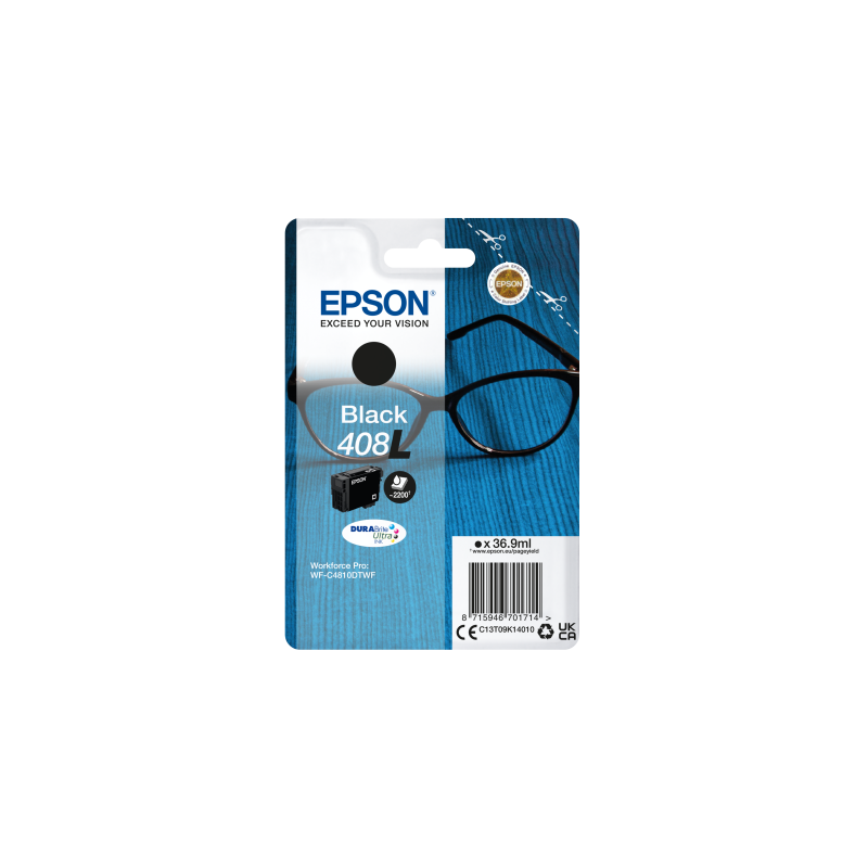 EPSON Singlepack Black 408L DURABrite Ultra Ink