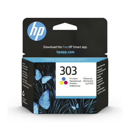 HP 303 trojfarebná atramentová náplň, T6N01AE