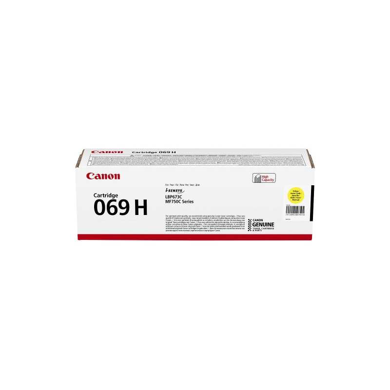 Canon CLBP Cartridge 069 H Y