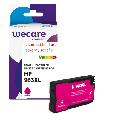 WECARE ARMOR ink pre HP 3JA28AE,(963XL),červená/magenta