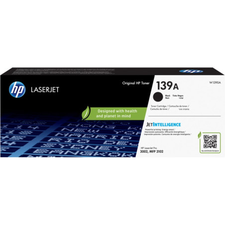 HP 139A, čierna tonerová kazeta 1500 strán, W1390A