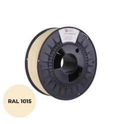 Tlačová struna (filament) C-TECH PREMIUM LINE, PETG, slonová kosť svetlá, RAL1015, 1,75mm, 1kg
