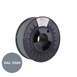 Tlačová struna (filament) C-TECH PREMIUM LINE, PLA, veverčie šedá, RAL7000, 1,75mm, 1kg