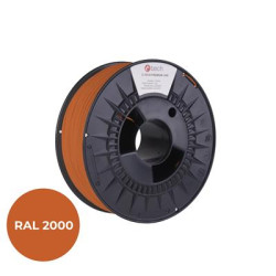 Tlačová struna (filament) C-TECH PREMIUM LINE, PLA, žltooranžová, RAL2000, 1,75mm, 1kg