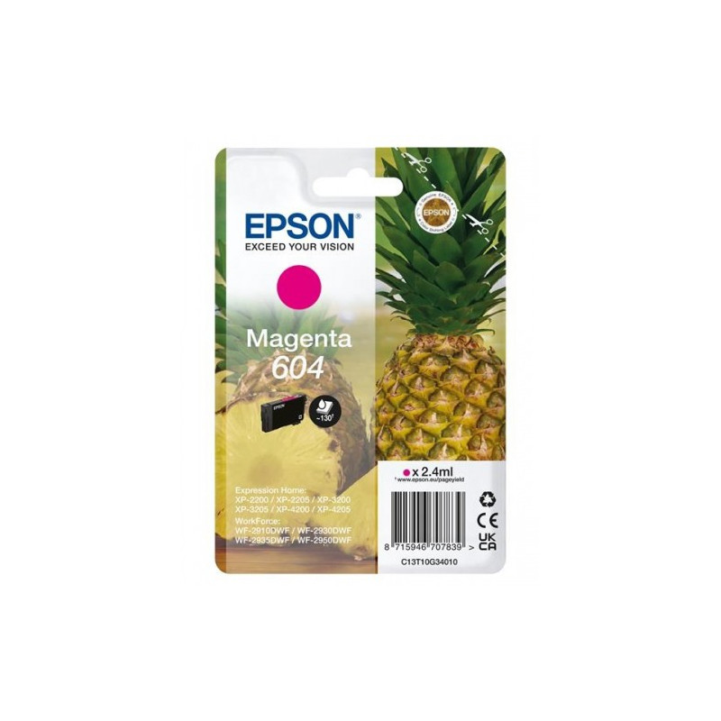 EPSON Singlepack Magenta 604 Ink