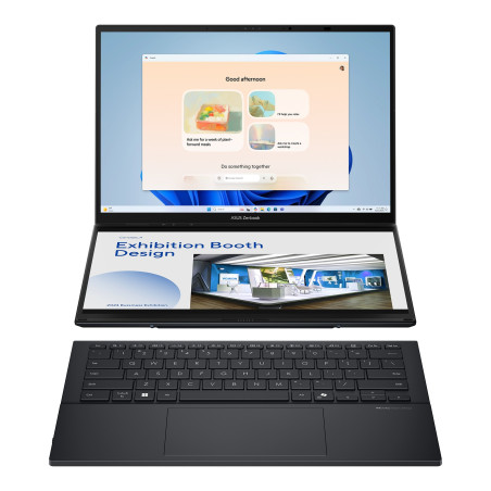 ASUS Zenbook Duo/UX8406CA-OLED088W/U7-255H/14''/2880x1800/T/32GB/1TB SSD/Arc 140T/W11H/Gray/2R