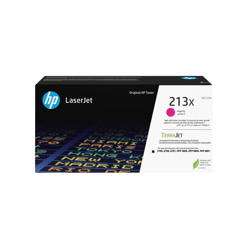HP W2133X, magenta toner. kazeta HP LaserJet 213X