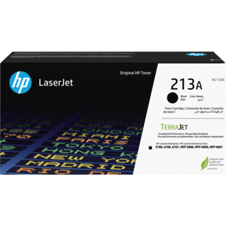 HP W2130A, čierny toner. kazeta HP LaserJet 213A