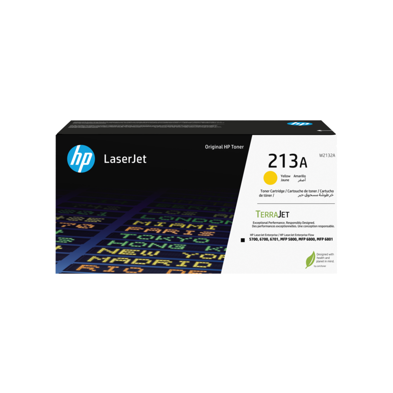 HP W2132A, žltý toner. kazeta HP LaserJet 213A
