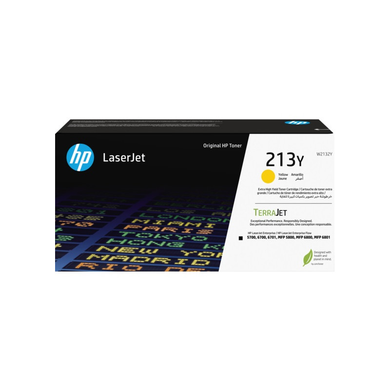 HP W2132Y, žltý toner. kazeta HP LaserJet 213Y