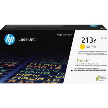 HP W2132Y, žltý toner. kazeta HP LaserJet 213Y