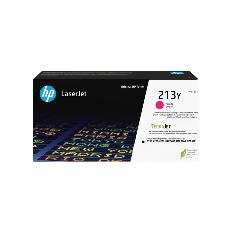 HP W2133Y, magenta toner. kazeta HP LaserJet 213Y