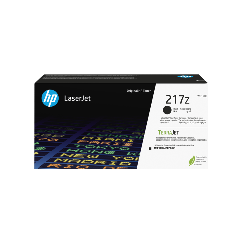 HP W2170Z, čierny toner. kazeta HP LaserJet 217Z