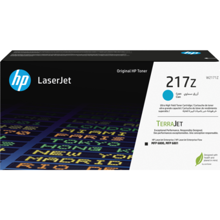 HP W2171Z, cyan toner. kazeta HP LaserJet 217Z