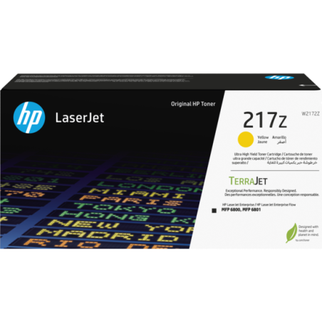 HP W2172Z, žltý toner. kazeta HP LaserJet 217Z