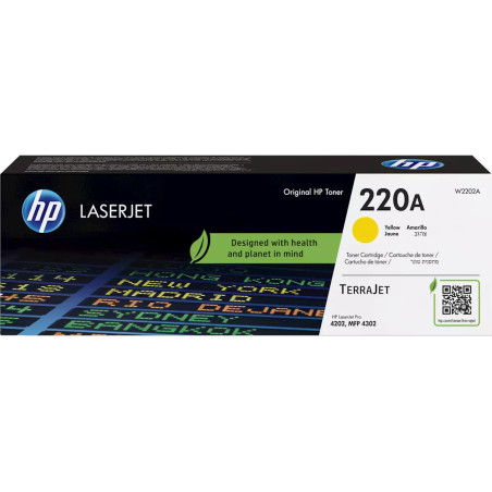 HP W2202A, žltý toner. kazeta HP LaserJet 220A