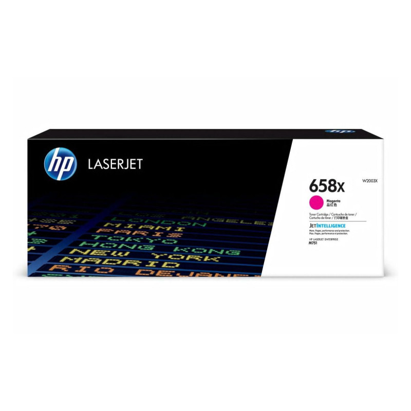 HP Purpurová originálna tonerová kazeta HP 658X