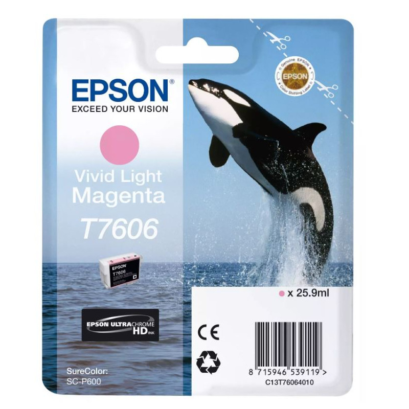 Epson T7606 Ink Cartridge Vivid Light Magenta